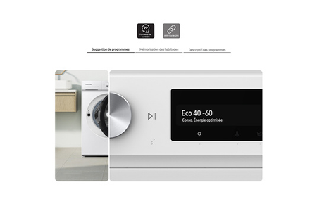 Lave-linge hublot Samsung WW11BB704DGWS3 Bespoke