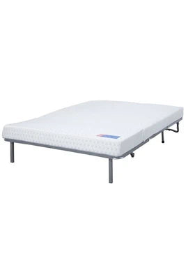 Bz Relaxima Banquette Bz 140 Orlando Pearl Gris - Matelas Dunlopillo